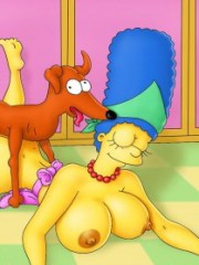 The dog must have his chance with Marge